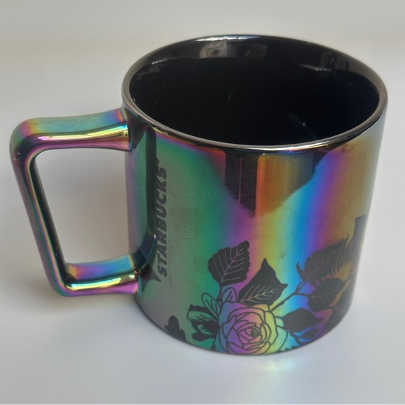Starbucks 2020 Iridescent Black Roses Mug - Picture 3 of 10